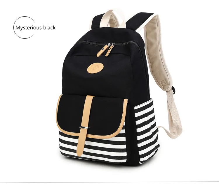 New trend Casual fashion canvas backpack Sports backpack School bag for both men and women