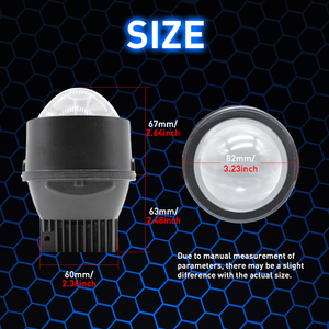 <span class=keywords><strong>Faros</strong></span> <span class=keywords><strong>antiniebla</strong></span> para coche, lente Bi Led, IP67, impermeable, 12V, 3000K, 6000K, accesorios de Faro de conducción para coches universales - Product Image 5