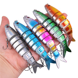 Señuelo articulado de pesca de lubina, cebo de natación de 8 segmentos de 20g, Crankbait, Lucio <span class=keywords><strong>artificial</strong></span>, juego de señuelos de trucha realistas - Product Image 1