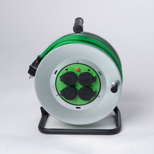 4 Cách Điện Mở Rộng Dây Cáp Reel Trống Đức Sắt Kim Loại Đứng Điện Dây Mở Rộng Dây - Product Image 3