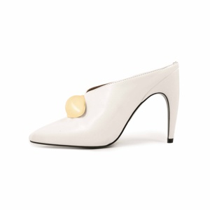 <span class=keywords><strong>Mules</strong></span> d'été fantaisie à bout ouvert, talons hauts antidérapants, à enfiler, avec boucle métallique <span class=keywords><strong>de</strong></span> <span class=keywords><strong>luxe</strong></span>, sexy pour femme - Product Image 5