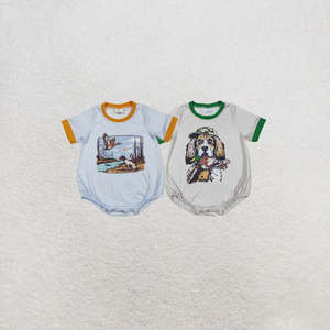 ชุดรอมเปอร์เด็กแรกเกิดสไตล์คันทรี ลายเป็ดมัลลาร์ด - Product Image 4