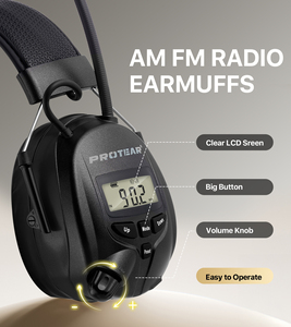 Bán Buôn BT Tai Nghe Không Dây Biểu Tượng Tùy Chỉnh FM/AM Điện Tử Earmuff Cho Thính Bảo Vệ - Product Image 6