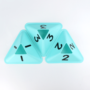 Renkli 5CM 18CM 23CM PE Üçgen Çeviklik Konileri Taşıma Çantası ile Futbol Tenis Paten Eğitimi için Esnek Dayanıklı - Product Image 3