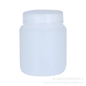 Bouteille graduée Xin'ai Pe 500/1000 ml à large ouverture avec bouchon, résistante aux acides et aux alcalis, pour le stockage d'échantillons en laboratoire - Product Image 5