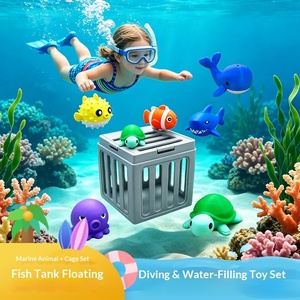 Juguetes de Buceo para Piscina Infantiles con Diseños de Animales (Pulpo, Tortuga, etc.) - Product Image 1