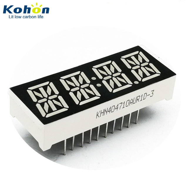 14 Segment 0.47 Inch Red Common Anode Alphanumeric LED Display 4 Digit Product Type