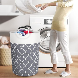 Dirty Garment Foldable Collapsible Bathroom <b>Bag</b> Toy <b>Storage</b> Hamper Fabric Washing Clothes <b>Laundry</b> Basket <b>Bag</b> - Product Image 3