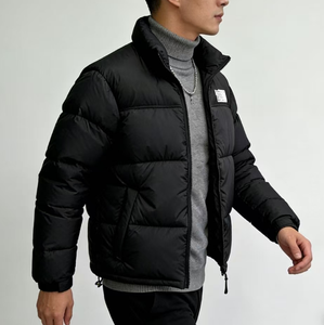 TNF 1996 <strong>Men's</strong> High Quality Large-Sized Down Waterproof and Warm with Windproof Hood Casual Zipper Closure With LOGO - Product Image 6