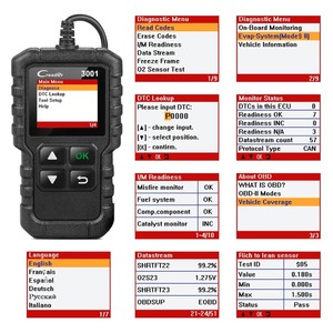 Launch X431 <span class=keywords><strong>Creader</strong></span> <span class=keywords><strong>3001</strong></span>, Lector de Códigos <span class=keywords><strong>OBD2</strong></span> Completo para Motor, Herramienta de Diagnóstico OBDII CR3001, Escáner con Apagado del Motor, Actualización Gratuita, Pk ELM327 - Product Image 4