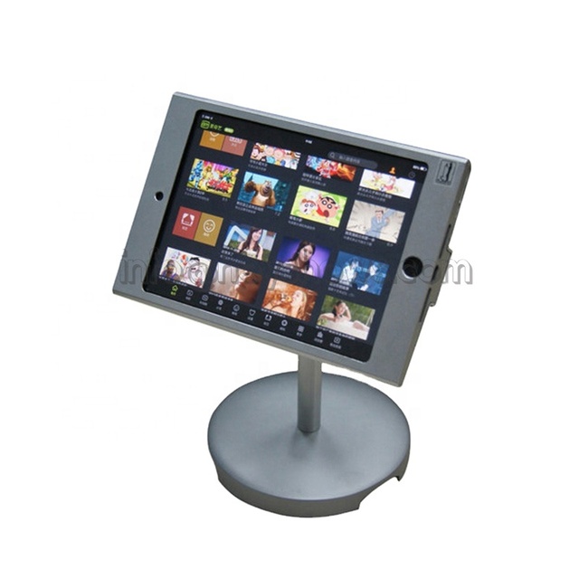 Mini iPad Security Display Stand Anti-Theft Lock Holder for Hotels Shops Tablet Fair Table Mount Housing Lock for iPad Mini 1