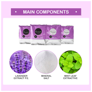 Sel de bain de pieds végétalien à la lavande + Gelée à l'acide hyaluronique pour pédicure, <span class=keywords><strong>traitement</strong></span> <span class=keywords><strong>spa</strong></span> pour les pieds en gros - Product Image 4