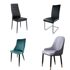 Современный стул Роскошные кофейные стулья мебель столовая роскошный кожаный Отель Ресторан стул