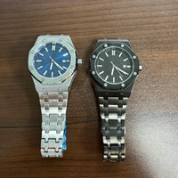 Montre pour homme de luxe avec logo personnalisé, boîtier et bracelet en alliage, cadran à aiguilles, étanche 3ATM, mouvement à quartz