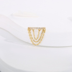 เครื่องประดับเจาะห่วงทองเหลือง14K - Product Image 1