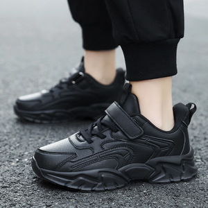 Chaussures de sport pour enfants, tige synthétique blanche, doublure en mesh, semelle extérieure en caoutchouc, semelle intermédiaire en EVA, légères, pour garçons et filles, usage quotidien - Product Image 3