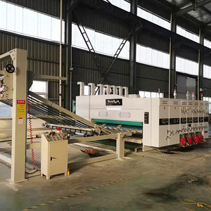 高速自動段ボール機4色カートンダイカッティングスロッティングスタッキングマシン新品 - Product Image 2