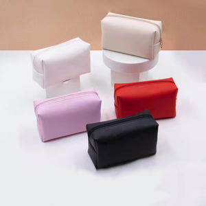 New PU Leather PU Leather Cosmetic <b>Bag</b> Portable Waterproof Travel Toiletries <b>Storage</b> <b>Bag</b> Custom Makeup <b>Bag</b> - Product Image 5