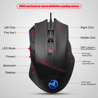 S600 USB souris d'ordinateur Gaming RGB souris Gamer 7200DPI souris ergonomique souris de jeu professionnelle