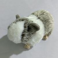 OEM Logo personnalisé Simulation cochon d'Inde peluche Hamster poupée vente en gros Nylon animaux jouets PP coton rempli pour ornement
