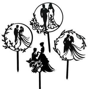Decorazione per <span class=keywords><strong>Torta</strong></span> Nuziale con Biglietto d'Amore, Ornamenti per Coppie, Topper per <span class=keywords><strong>Torta</strong></span> Nuziale, Accessori per Feste, San Valentino - Product Image 1