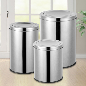 Thùng Rác Xoay Nắp Rảnh Tay, Thùng Rác Mở Nắp Hộ Gia Đình Có Nắp Xoay - Product Image 2