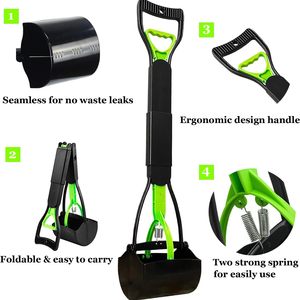 Recogedor de Excrementos para Mascotas de Nuevo Diseño, Recogedor de Excrementos Portátil con Bolsa para Desechos para Perros y Limpieza de Mascotas al Aire Libre - Product Image 4