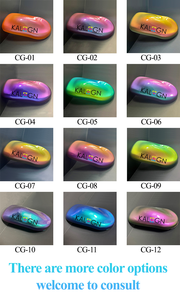 Bột màu sắc cầu vồng siêu biến đổi màu sắc Chrome Holographic Aurora <span class=keywords><strong>White</strong></span>, bột màu sơn xe đổi màu - Product Image 5