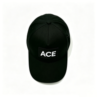 Casquette de baseball unisexe perforée au laser, logo personnalisé ACE, séchage rapide, respirante, sport, golf, réglable, extérieur, 100% polyester