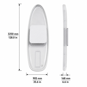 กระดานซัพใสขนาด 10'8 ฟุต พร้อมแผ่นรอง EVA สีขาว สำหรับรีสอร์ทท่องเที่ยวและกีฬาทางน้ำ ขายส่ง - Product Image 6