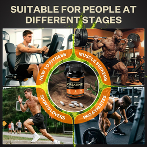 แคปซูลครีเอทีนเสริมสร้างกล้ามเนื้อ OEM, สูตรสนับสนุนการออกกำลังกายก่อนและฟื้นฟูกล้ามเนื้อ60แคปซูลเพื่อสมรรถภาพทางกีฬา - Product Image 3