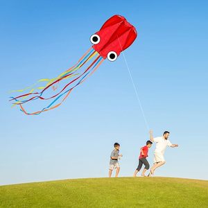 Venta caliente 3D Octopus Kite con cola larga para niños Kite con Easy Flying Beach Game Flying Kites - Product Image 2