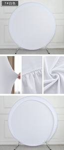 7,2 Ft Cirkel Boog Stand Achtergrond Cover Voor Bruiloft Verjaardag Baby Shower Decoraties Ronde Boog Achtergrond Cover - Product Image 5