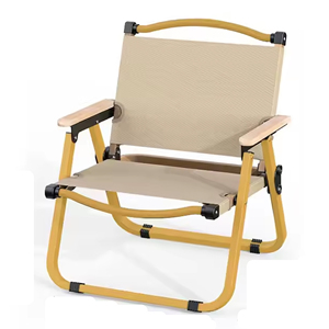 Portable Folding Wooden Camping Chair With Armrests Lightweight Durable and Easy to Carry - Product Image 3