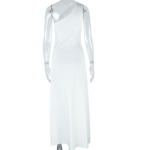 FS15368D donna autunno Sexy monospalla Modulare abito - Product Image 6