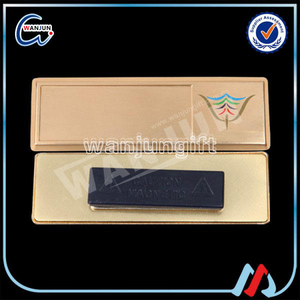 Badges nominatifs magnétiques vierges, <span class=keywords><strong>porte</strong></span>-badges d'identification pour employés avec aimant puissant au dos, personnalisables pour <span class=keywords><strong>bureau</strong></span>, école, hôtel - Product Image 5