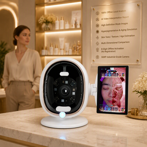 เครื่องวิเคราะห์ผิว AI แบบหลายสเปกตรัม อุปกรณ์วิเคราะห์ใบหน้าผ่าน WiFi มาตรฐาน EU <span class=keywords><strong>ส</strong></span>ำหรับร้านเ<span class=keywords><strong>ส</strong></span>ริมสวย ตรวจจับสิว ฝ้า กระ ริ้วรอย และความชุ่มชื้น - Product Image 2