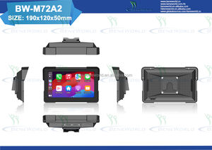 Écran portable pour moto de 7 pouces, CarPlay, double DVR 1080P HD, navigation sans fil, lecteur multimédia étanche pour moto - Product Image 4