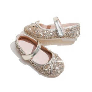 Scarpe Mary Jane <span class=keywords><strong>per</strong></span> Bambina Hicute, con Glitter Lucidi e Fiocco, Chiusura con Cinturino, <span class=keywords><strong>per</strong></span> l'Estate, le Feste e le Occasioni Speciali - Product Image 6