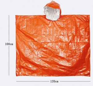 Custom LOGO Emergency Rain Poncho Printed Disposable Rain Ponchos Portable Mountaineering Anti-heating for Promotional <b>Gifts</b> - Product Image 4