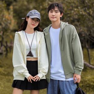 <span class=keywords><strong>Sudadera</strong></span> con <span class=keywords><strong>capucha</strong></span> para <span class=keywords><strong>mujer</strong></span>, con <span class=keywords><strong>cremallera</strong></span>, mezcla de algodón y poliéster, antipilling, resistente a la decoloración, transpirable, personalizable, suministro de fábrica - Product Image 5