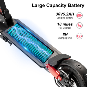 Venta Directa de Fábrica Envío Gratis Patinete Eléctrico para Adolescentes y Adultos Stock en EE. UU. Batería de Litio <span class=keywords><strong>Scooter</strong></span> de Dos Ruedas - Product Image 6