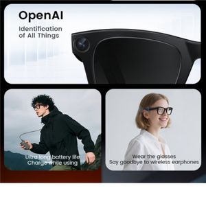 Gafas Inteligentes 2026, Lentes Electrocrómicas Táctiles con Cambio de Color, Cámara de 8MP, Fotos <span class=keywords><strong>y</strong></span> Videos, Traducción IA, Llamadas Bluetooth, para Hombre - Product Image 4