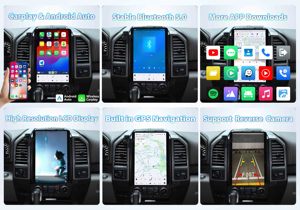 Qualcomm 128GB Android 13 GPS Navigation Auto Stereo Multimedia Video Player Car Radio for Ford F150 2015-2021 Wireless Carplay - Product Image 5