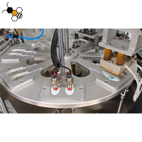 Machines de remplissage rotatives pour petites entreprises, pour le dulce de leche, le shampoing, l'eau pure, l'huile, le gel, idées d'emballage en verre