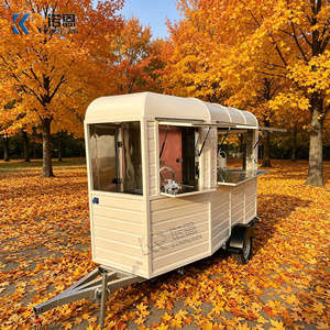 Mobile Horse Box Indoor Outdoor Use Weather Protection Enclosed Serving Window Open Air Option Food Trailer - Product Image 2
