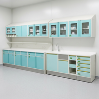 Table d'appoint de laboratoire polyvalente tout acier, haute résistance à la corrosion, résistante aux acides et aux alcalis, certifiée CE, pour hôpitaux et écoles