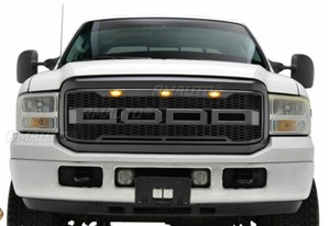 Grille de pare-chocs avant de voiture, grilles de course, calandre pour Ford F250 2005-2007, kit carrosserie, accessoires automobiles - Product Image 4