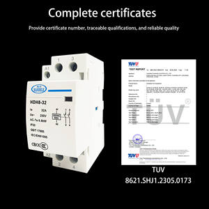 Contacteur modulaire 2 pôles 1NO1NC rail din contatcor électrique bobine 220V 230V AC - Product Image 6