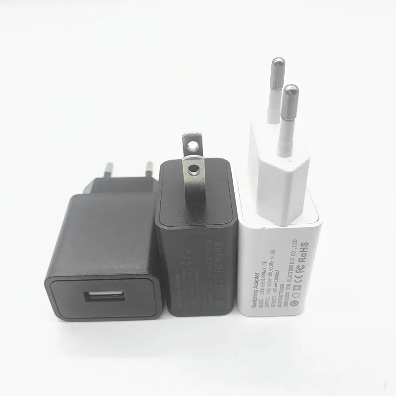 10W Universal 5v1a usb charger smart phone travel cubic wall charger suitable for Samsung S9 Xiaomi iPhone X 8 EU charger